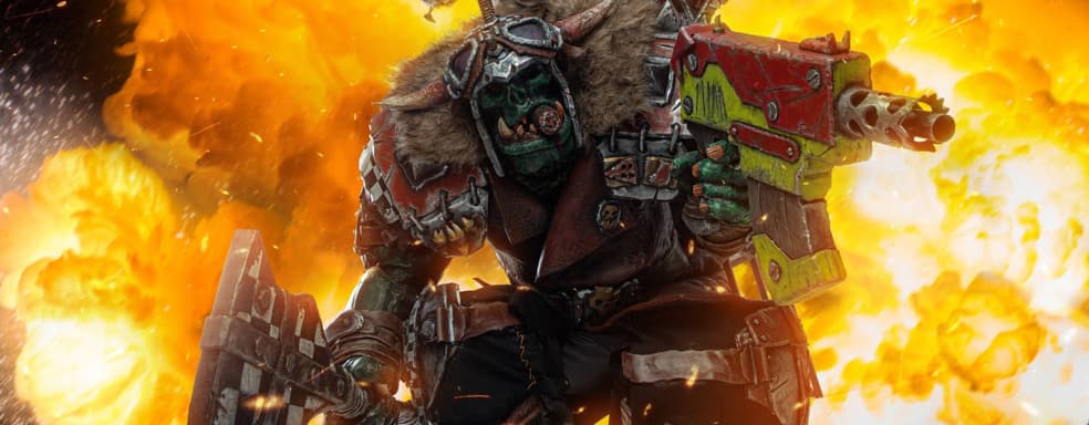 The Green Tide Approaches: Cosplayers Transform into an Ork and a Gretchin from Warhammer 40,000