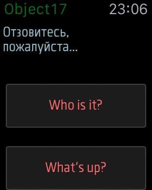 Скриншот Apple Watch