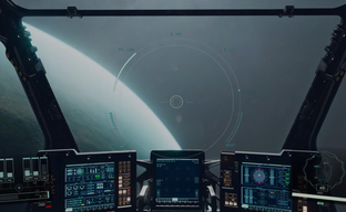 Утечка: геймплей Starfield с неоновыми вывесками и меню покупки корабля