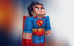 В Minecraft появился кубический Супермен — с забагованными волосами и нечитаемым символом