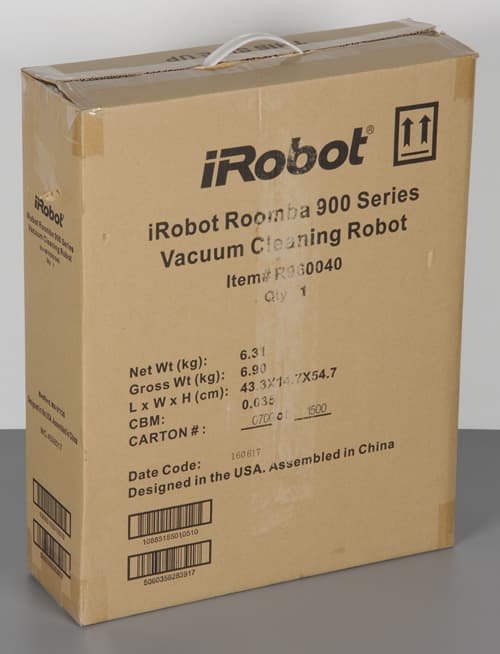 робот-пылесос iRobot Roomba 960, коробка робот-пылесос iRobot Roomba 960, коробка