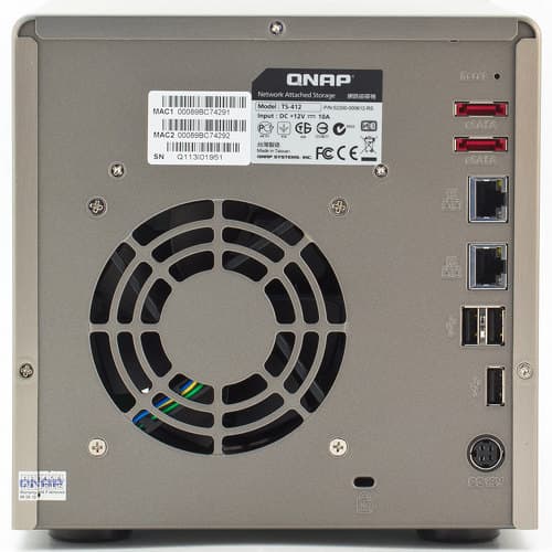 Внешний вид QNAP TS-412 Внешний вид QNAP TS-412