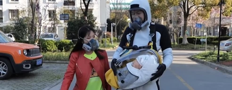 Death Stranding вдохновила китайца на создание капсулы для защиты ребёнка от коронавируса