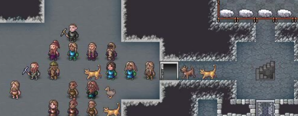 Легендарная Dwarf Fortress с обновлённой графикой вышла в Steam. Игру разрабатывают 20 лет