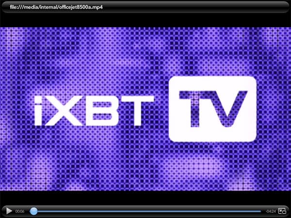 Воспроизведение Flash-видео на планшете HP TouchPad