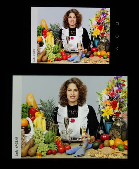 Обзор смартфона Huawei Honor 7. Тестирование дисплея