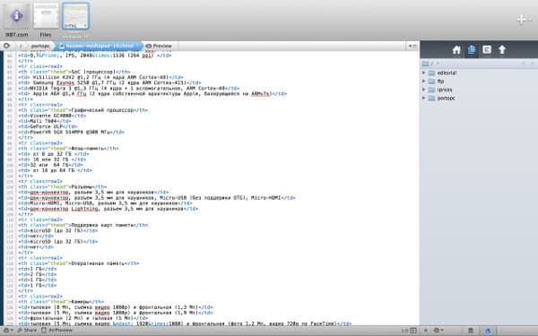 Скриншот MacBook Pro 13 с Retina Display