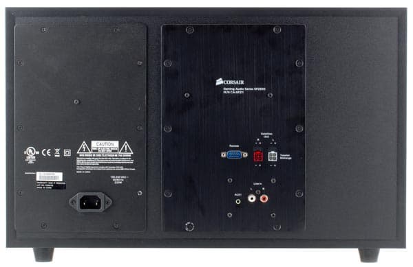 Сабвуфер Corsair SP2500: бандпасс (bandpass) 4 порядка