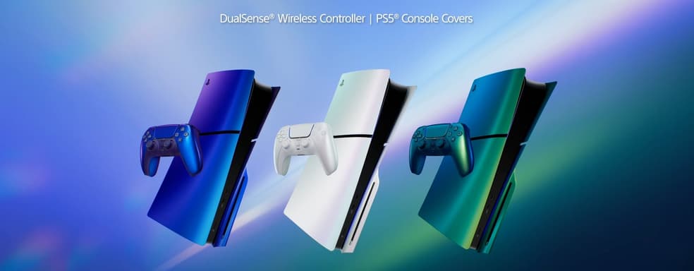 PS5 облачат в новые одеяния. Консоли и контроллеры DualSense получат три новых цвета