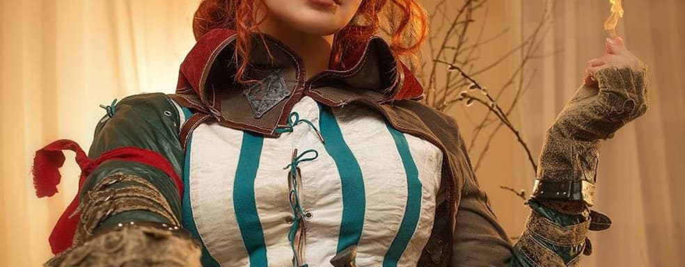 Модель показала косплей чародейки Трисс Меригольд из игры «Ведьмак 2: Убийцы королей»