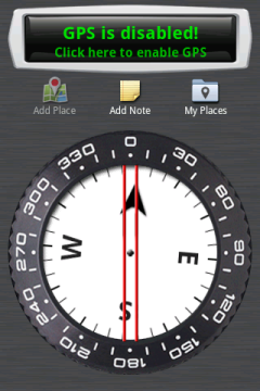 Обзор Sony Ericsson Xperia Active. Скриншоты. Компас