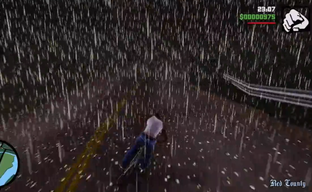 Дождь в ремастере GTA San Andreas льёт так сильно, что практически невозможно играть
