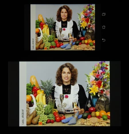 Обзор смартфона Asus Padfone S. Тестирование дисплея