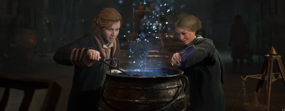 Полеты на метле, дуэли на волшебных палочках и всякие зелья — что показали в геймплейном ролике Hogwarts Legacy