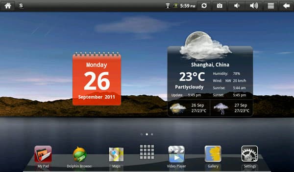 Скриншот FlyTouch 3 SuperPad 2