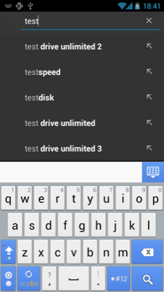 Обзор Huawei Ascend D1 Quad XL. Скриншоты. Клавиатура Huawei