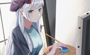 Оказывается, российская художница создала фон Зимней распродажи Steam 2023. Западные пользователи оценили работу