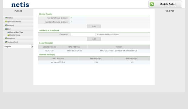 Настройка Netis PL7622 Настройка Netis PL7622