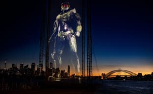 18-meter hologram of Halo's main character has already visited four countries