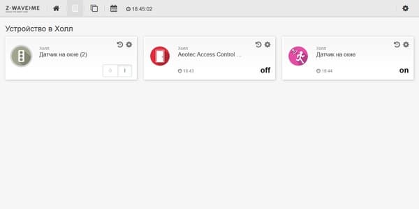 Aeotec Door Window Sensor 6 (ZW112) в Z-Way Aeotec Door Window Sensor 6 (ZW112) в Z-Way