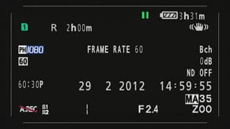 Профессиональный камкордер Panasonic AG-AC160, интерфейс