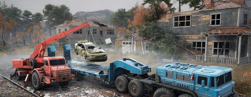 [СТРИМ] Ах. Симулятор тяжелой техники! RoadCraft от создателей SnowRunner