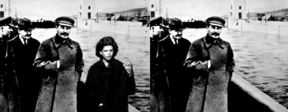 Интернет смеется над замазанным подростком на фото с TGA и приводит снимок со Сталиным как пример хорошей редактуры