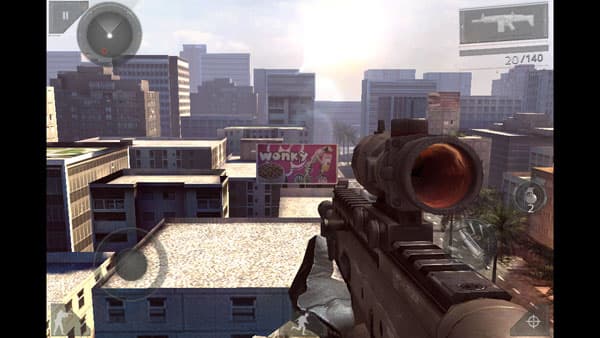 Modern Combat 3 на iPhone 5