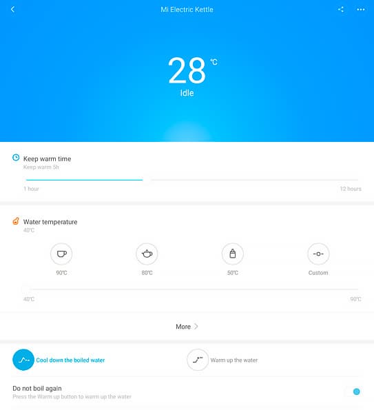 Электрический чайник с управлением по Bluetooth Xiaomi MiJia Smart Kettle