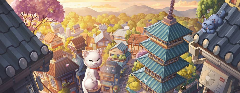 Приключения мурчащих героев: в продаже появилась настольная игра «Котики Киото»