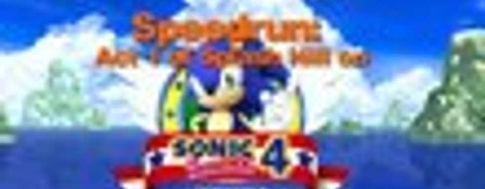Sonic 4: скоростное прохождение Splash Hill Act 1