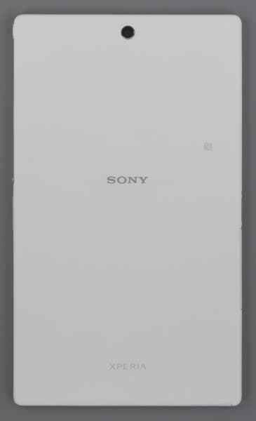 Дизайн планшета Sony Xperia Z3 Tablet Compact