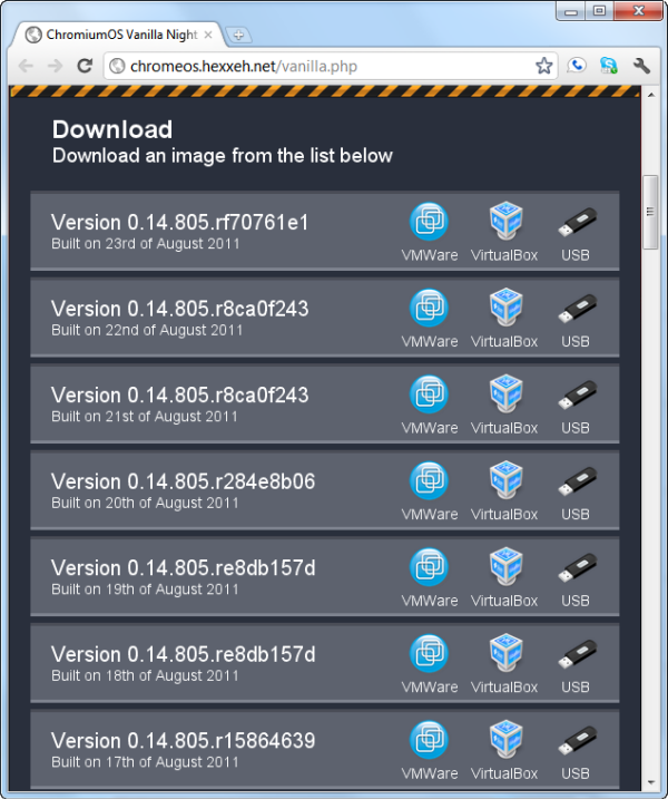 Сборки выкладываются каждый день