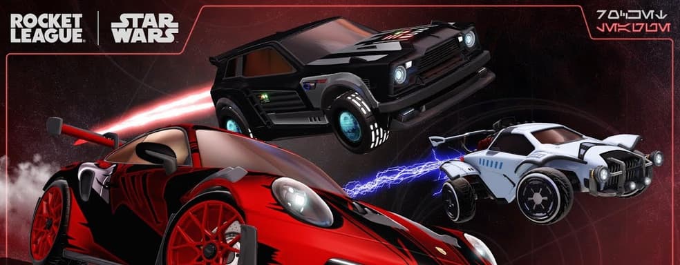 Porsche в стиле Дарта Вейдера. В Rocket League начинается кроссовер со Star Wars