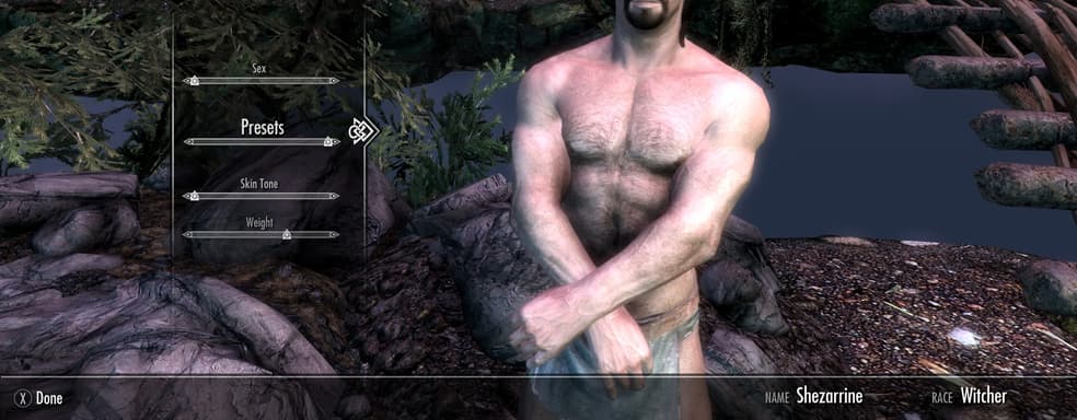 Ведьмак появился в Skyrim. Фанат добавил новую расу