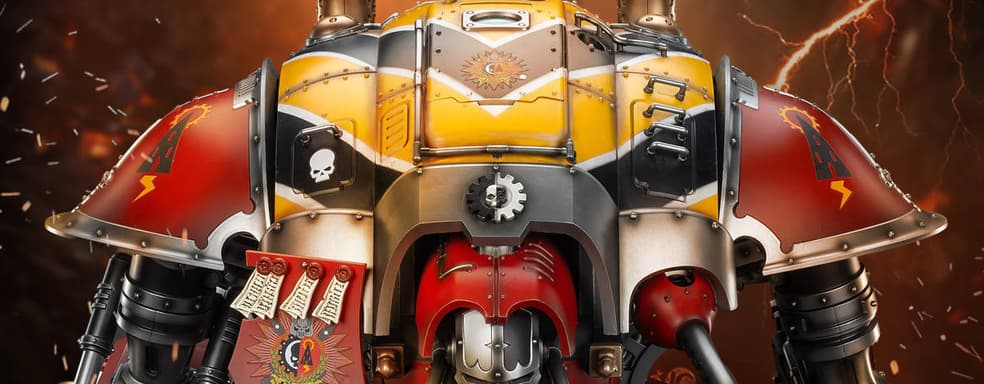 JoyToy открыла предаказ на фигурку имперского рыцаря дома Рейвенов из вселенной Warhammer 40,000