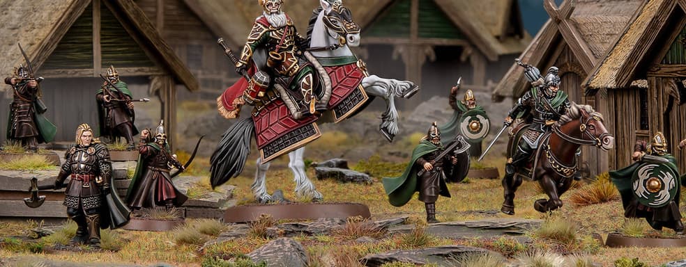 Король Рохана: Разработчики Middle Earth Strategy Battle Game показали миниатюры Хельма Молоторукого