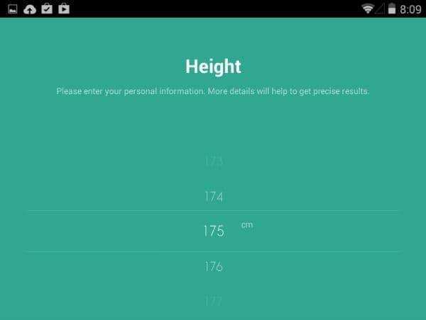 Скриншот приложения Xiaomi Mi Band