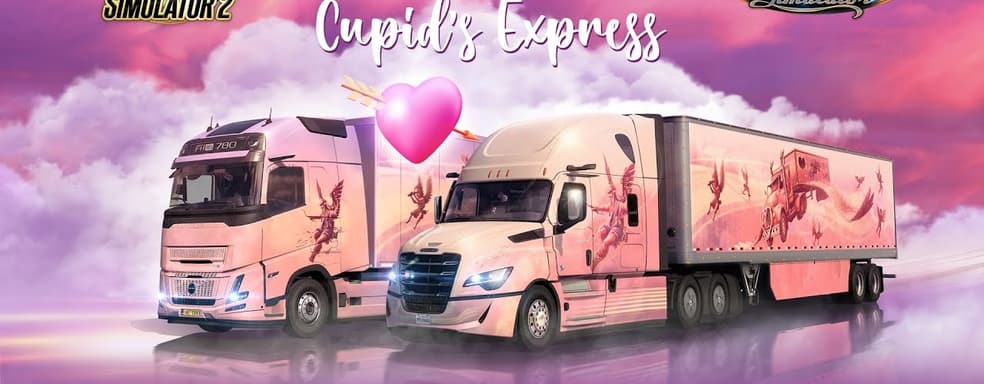 День святого Валентина лучше провести в кабине. Разработчики Euro Truck Simulator 2 приглашают на новое событие
