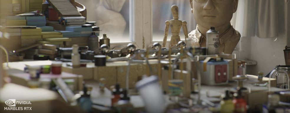 Вот как скоро будут выглядеть игры. Доступна для скачивания демоверсия Nvidia Marbles RTX