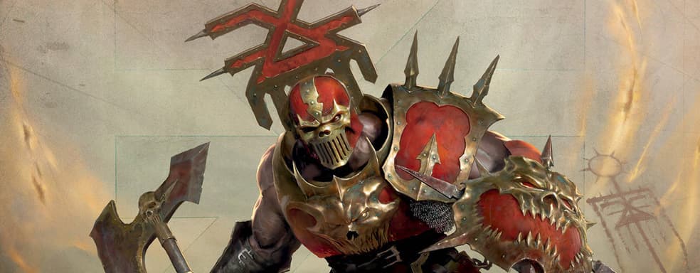 Авторы Warhammer Age of Sigmar показали миниатюру Несущего Смерть и кхорнитский набор «Клыки Бога Крови»