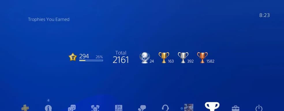 Sony вносит изменения в систему трофеев PlayStation