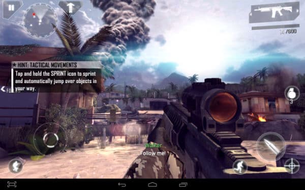 Скриншот игры, снятый на Toshiba Excite Write