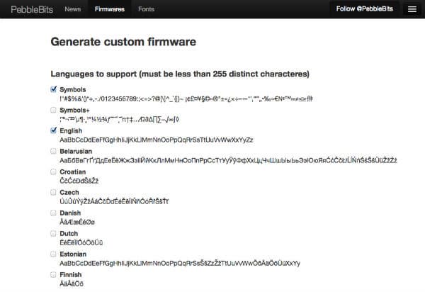 Создание кастомизированной прошивки для Pebble Создание кастомизированной прошивки для Pebble