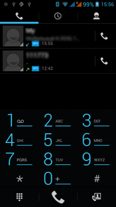 Обзор Jiayu G3. Скриншоты. Вызовы