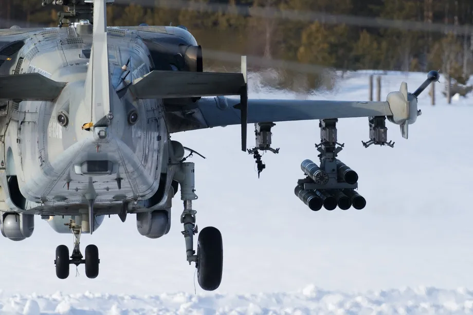 Ка-52 с ракетой «Вихрь-1»