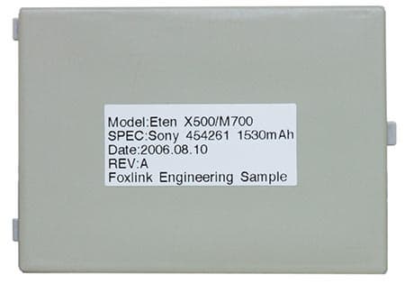 ETen X500. Аккумулятор