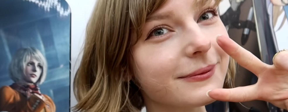 Актриса Эшли из ремейка Resident Evil 4 купила игру и познакомилась с виртуальным воплощением поближе