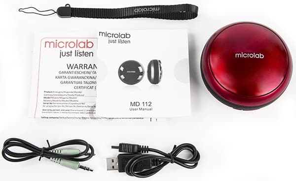 Комплектация колонки Microlab MD112