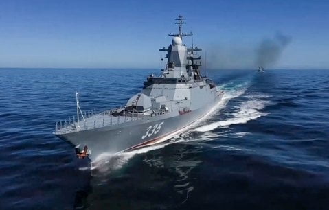 Корвет «Громкий» Тихоокеанского флота ВМФ России